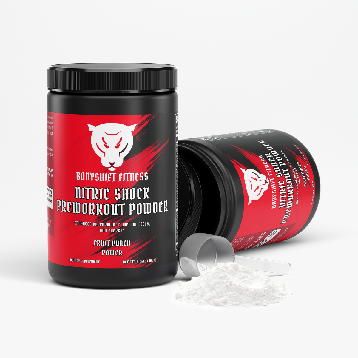 BSF Nitric Shock Pre-Workout Powder (Fruit Punch)