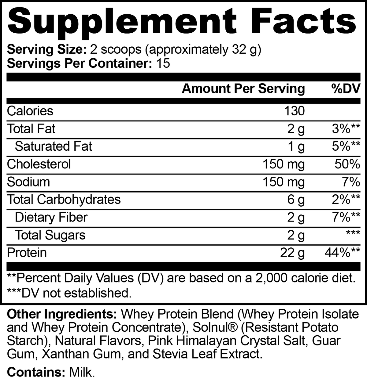 Performance Whey Protein Blend (Vanilla Ice Cream)