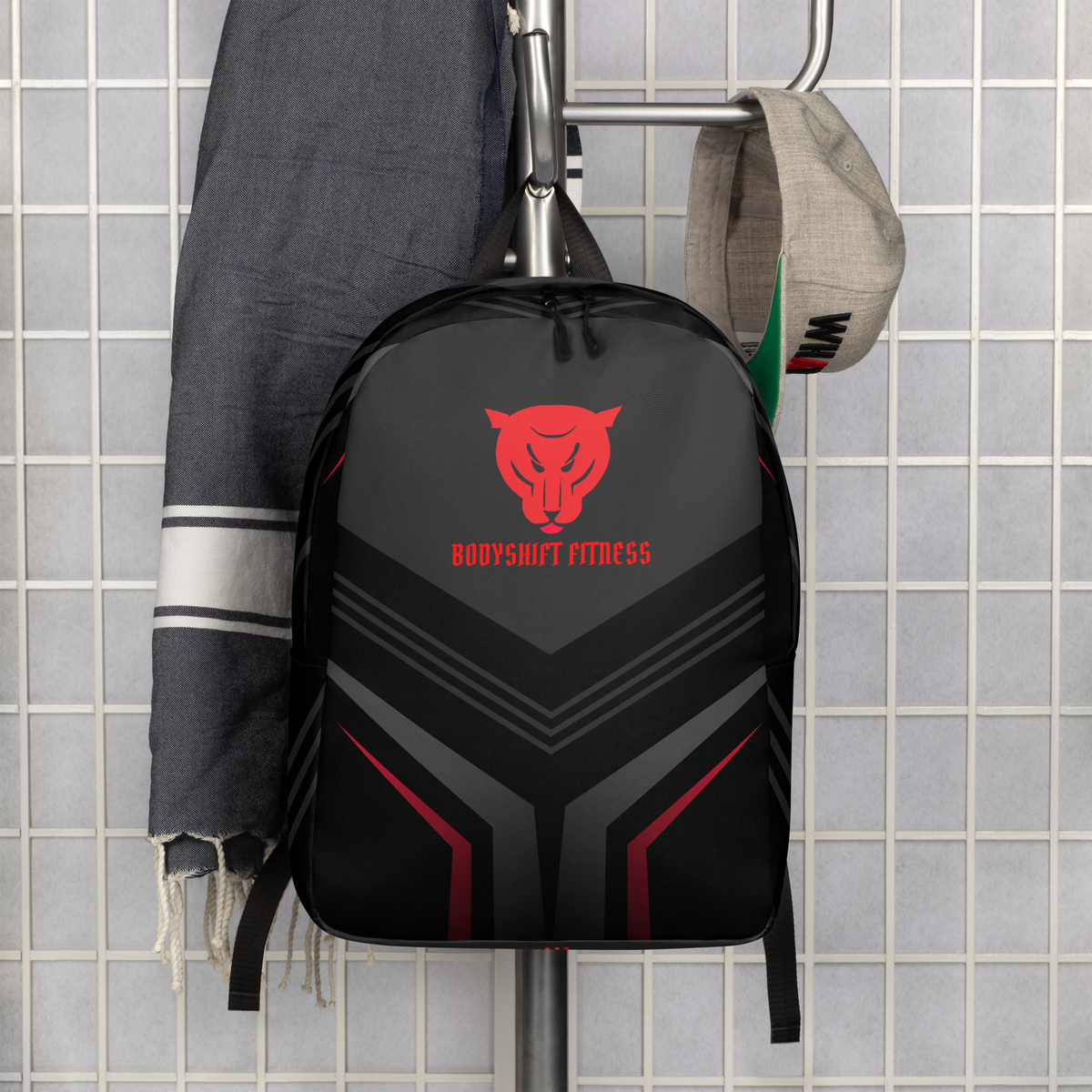 Bodyshift Strength Through Suffering Black Backpack