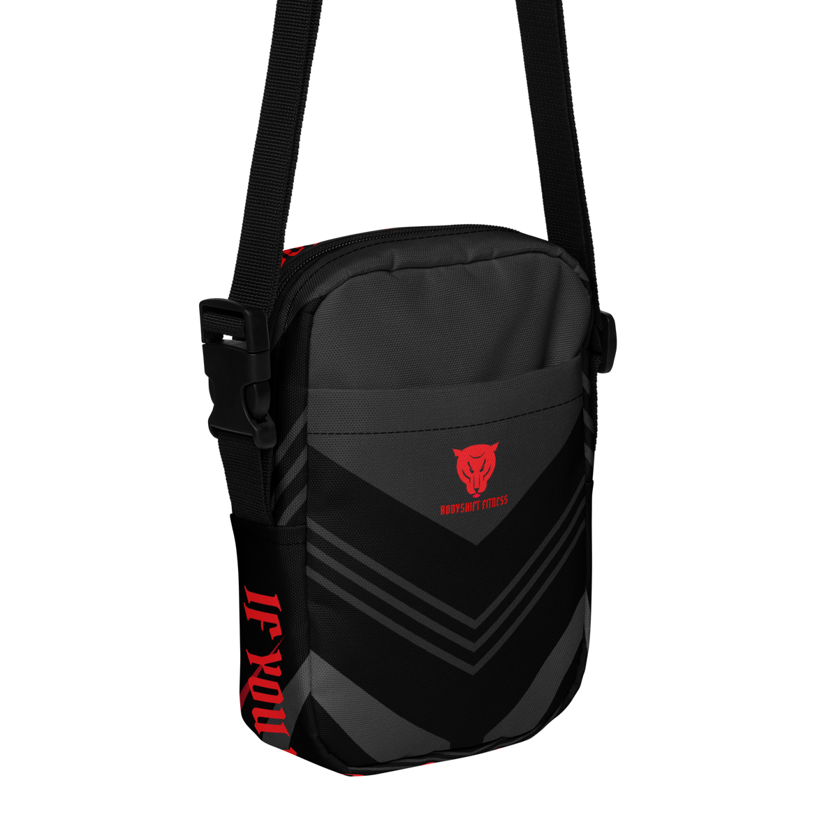 Bodyshift Gotta Feel The Pain To Get The Gain Crossbody Bag