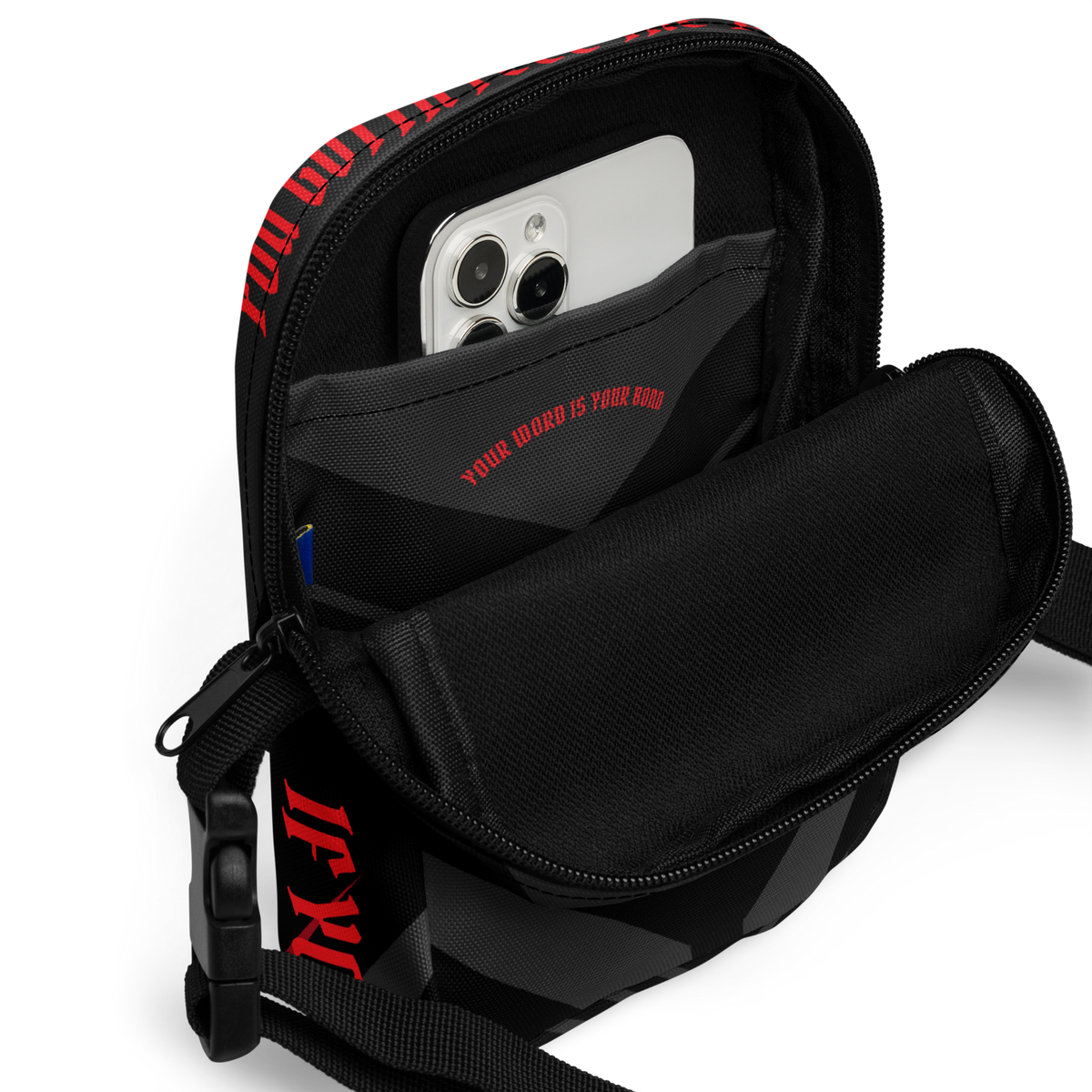 Bodyshift Gotta Feel The Pain To Get The Gain Crossbody Bag